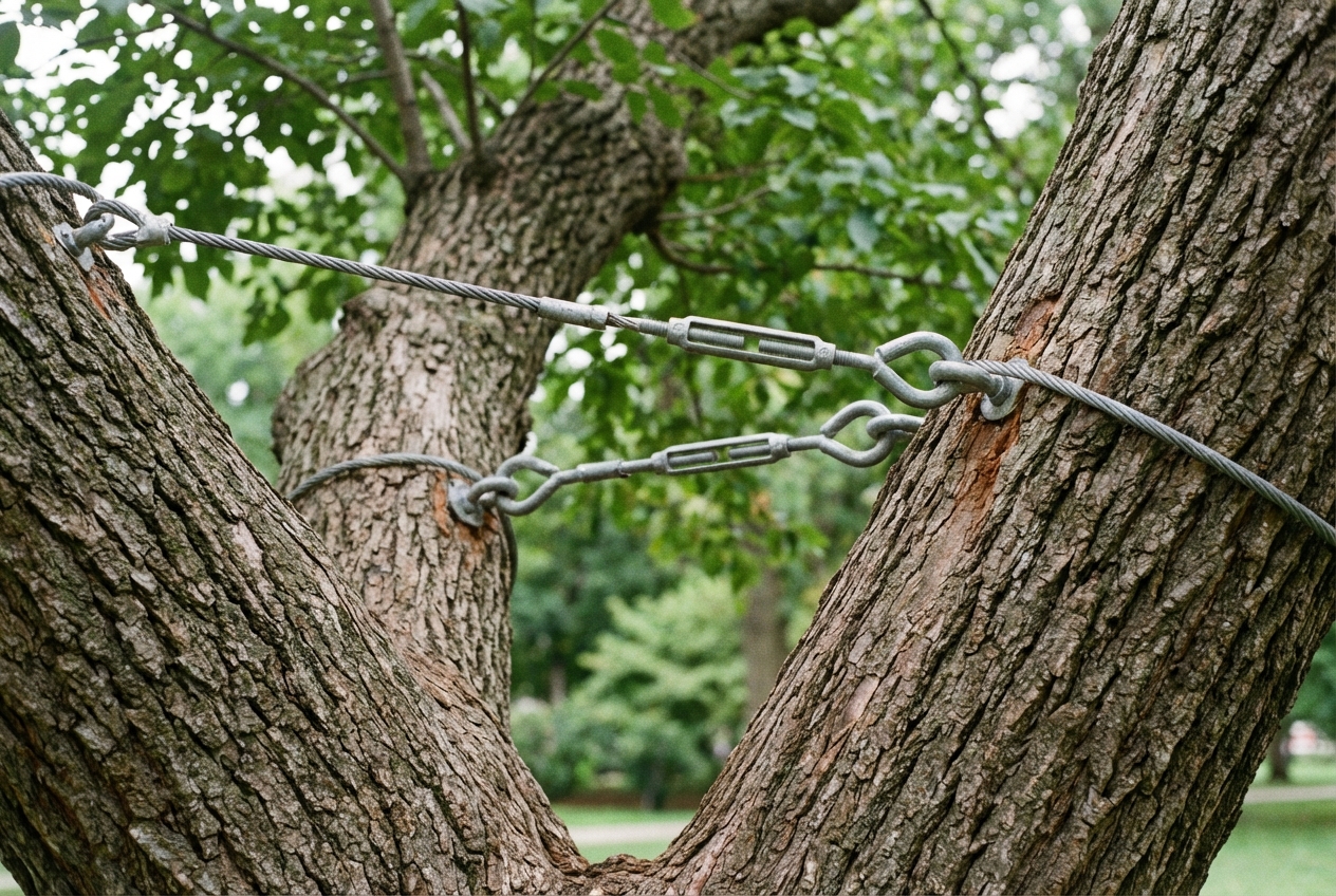 Soins aux arbres et Haubanage sécurisé à Reims (51)